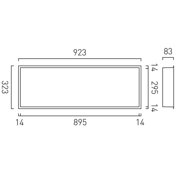 Vado Muse Rectangular Recessed Wall Shower Niche