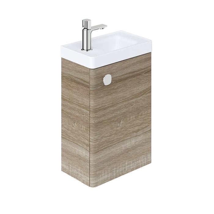 Vado Cameo 1 Door Wall Hung Vanity Unit With Basin - 400mm Wide - 1 Tap Hole