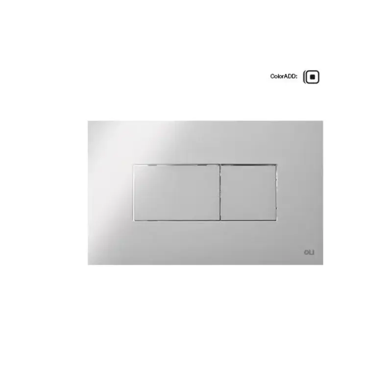 Oli Pneumatic Square Flush Plate — Bathroom Outlet