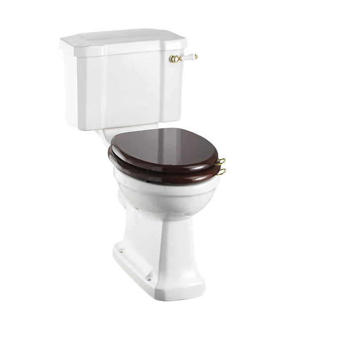 Burlington Standard Rimless Close Coupled Toilet with Lever Cistern