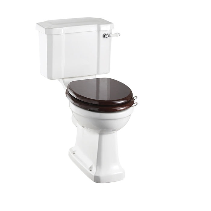 Burlington Standard Rimless Close Coupled Toilet with Lever Cistern