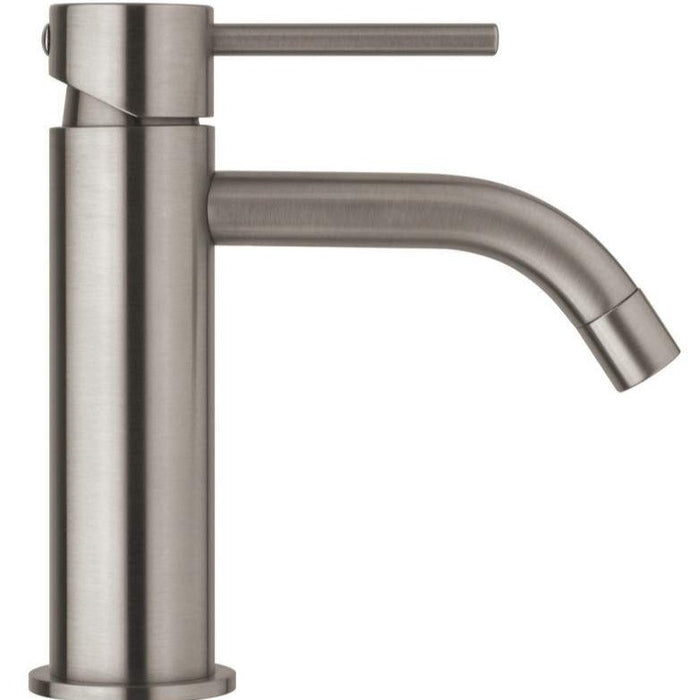 Paffoni Light Basin Mixer Tap - Stainless Steel