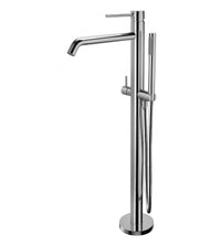 Paffoni Light Freestanding Bath Shower Mixer Tap - Chrome