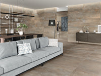 Perla Brass Matt Porcelain Wall & Floor Tile