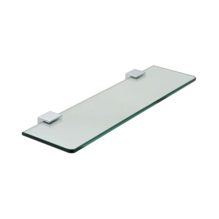 Vado Phase Frosted Glass Shelf - 558mm Long - Chrome