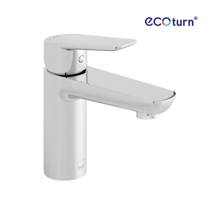 Vado Photon Deck Mounted Mono Basin Mixer Tap - Chrome