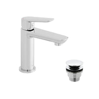 Vado Photon Mini Mono Basin Mixer Tap With Universal Waste - Chrome