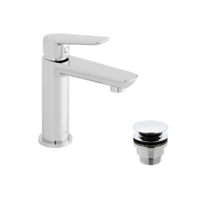 Vado Photon Mini Mono Basin Mixer Tap With Universal Waste - Chrome