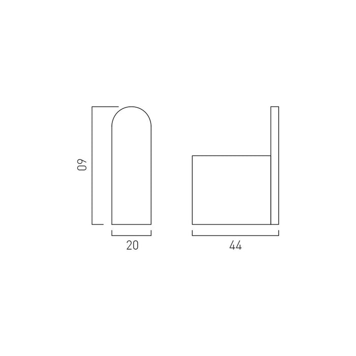 Vado Photon Robe Hook - Chrome