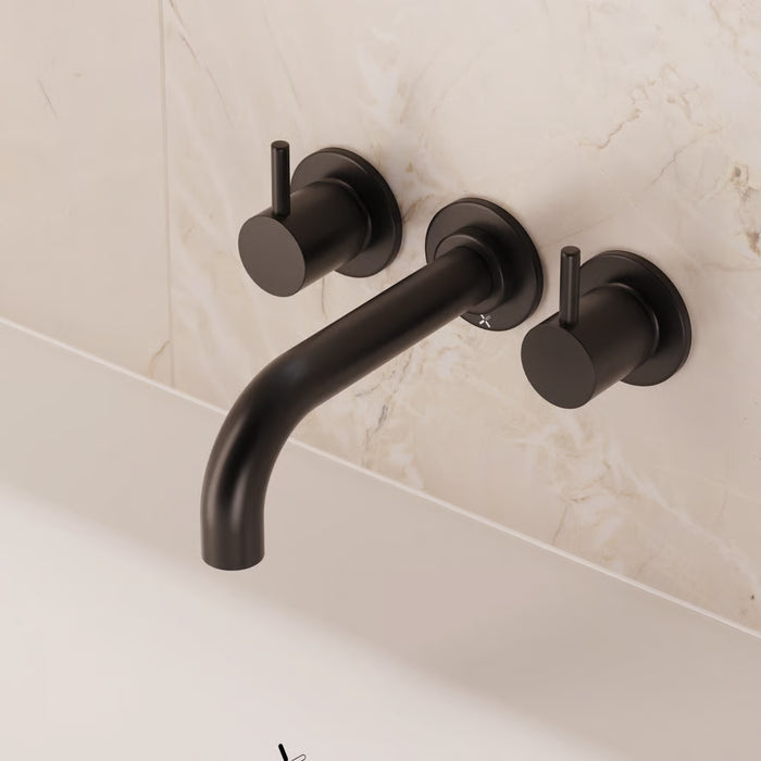 Crosswater MPRO 3 Hole Wall Mounted Bath Filler Tap