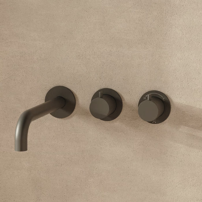 Crosswater MPRO Module 3 Outlet 2 Handle Shower Valve With Trim set And Handset