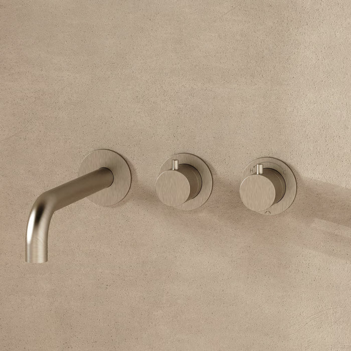 Crosswater MPRO Module 3 Outlet 2 Handle Shower Valve With Trim set And Handset