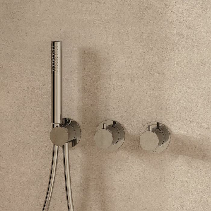 Crosswater MPRO Module 2 Outlet 2 Handle Shower Valve With Trim set And Handset