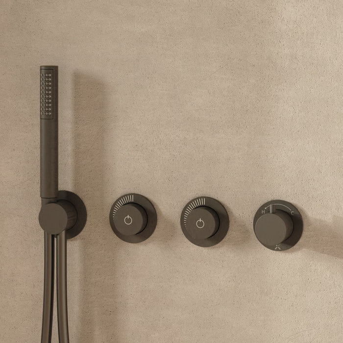 Crosswater Module MRPO 2 Outlet Thermostatic Concealed Shower Valve With Trim set And Rough