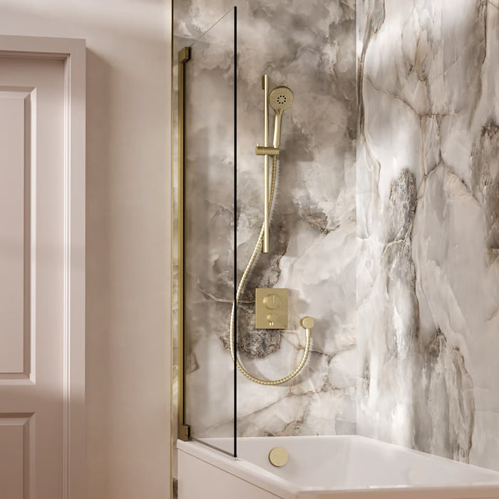 Crosswater Crossbox Push Shower Set 4 with Handset & Bath Filler