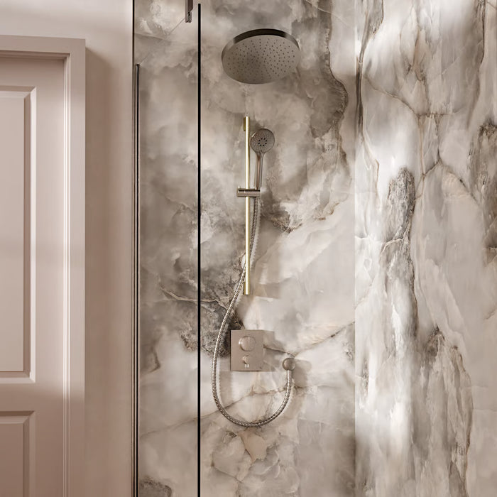 Crosswater Crossbox Push Shower Set 5 with Fixed Head & Handset