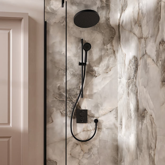 Crosswater Crossbox Push Shower Set 5 with Fixed Head & Handset