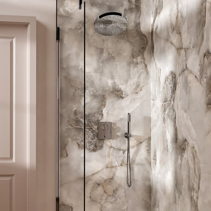Crosswater Crossbox Push Shower Set 6 with Fixed Head & Handset