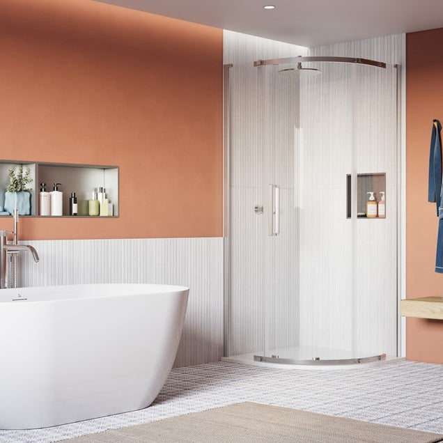 Crosswater Asura 1 Door Quadrant Shower Enclosure - 8mm Glass