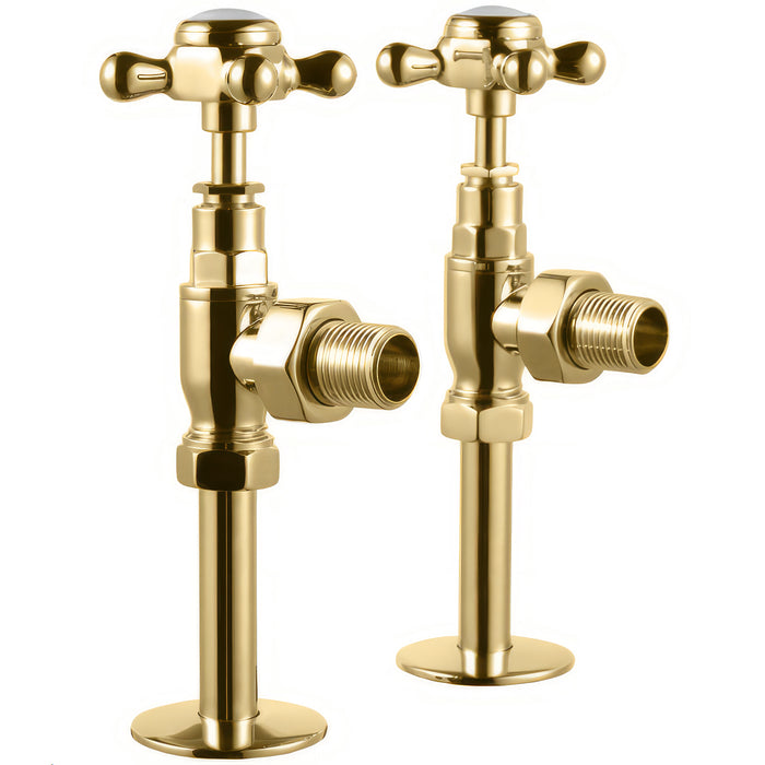 Burlington Angled Radiator Valves (pair)