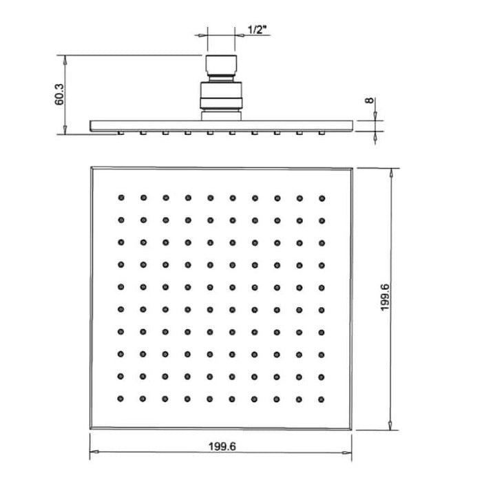 Crosswater Zion Shower Head