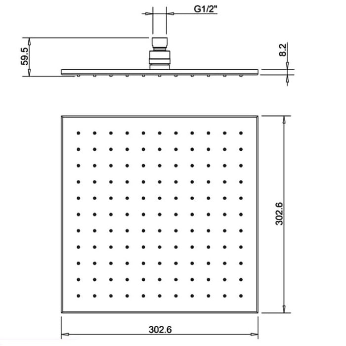 Crosswater Zion Shower Head