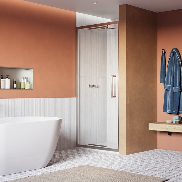 Crosswater Asura 8mm Recessed Infold Shower Door