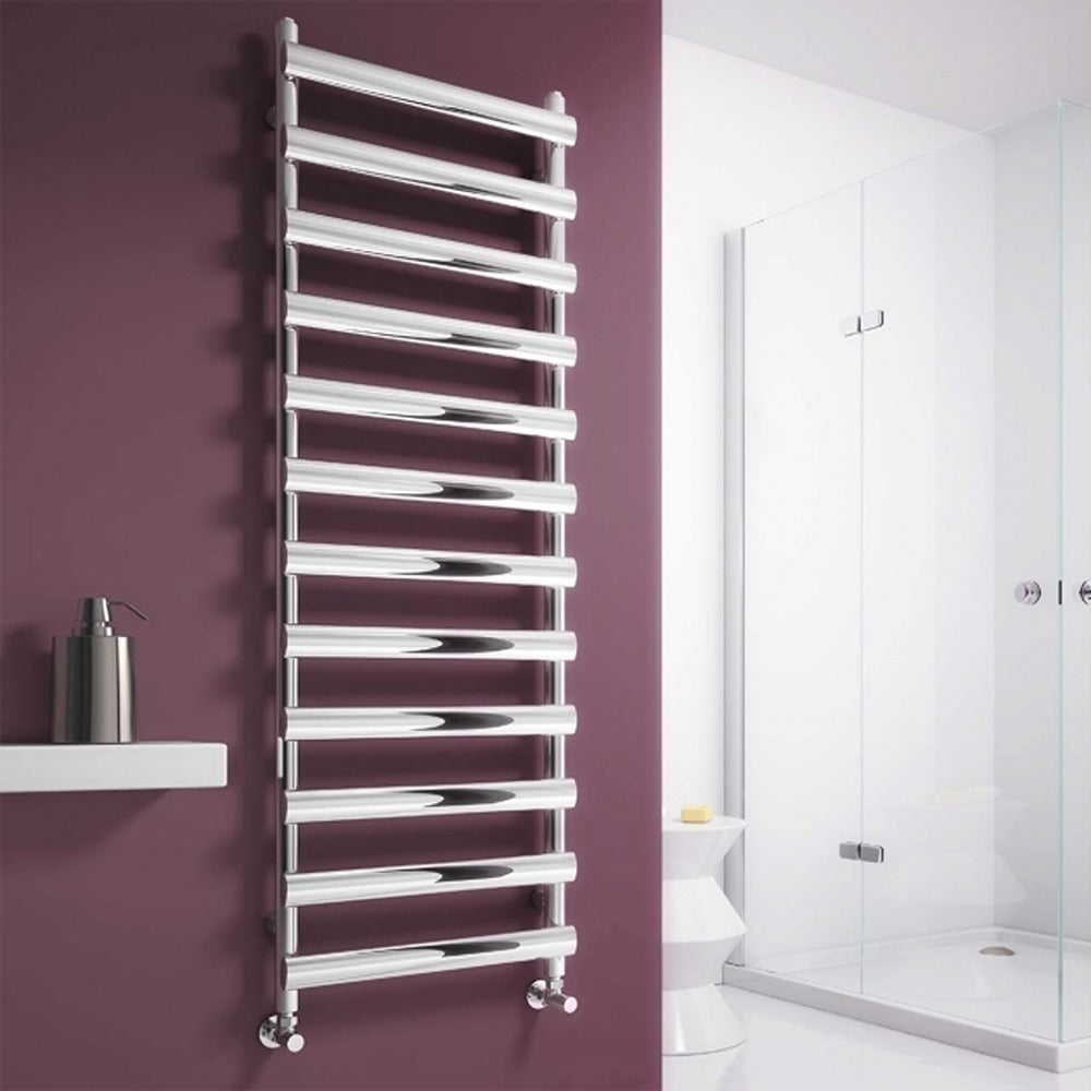 Reina Deno Heated Towel Rail Chrome - 1488x500mm - Heated