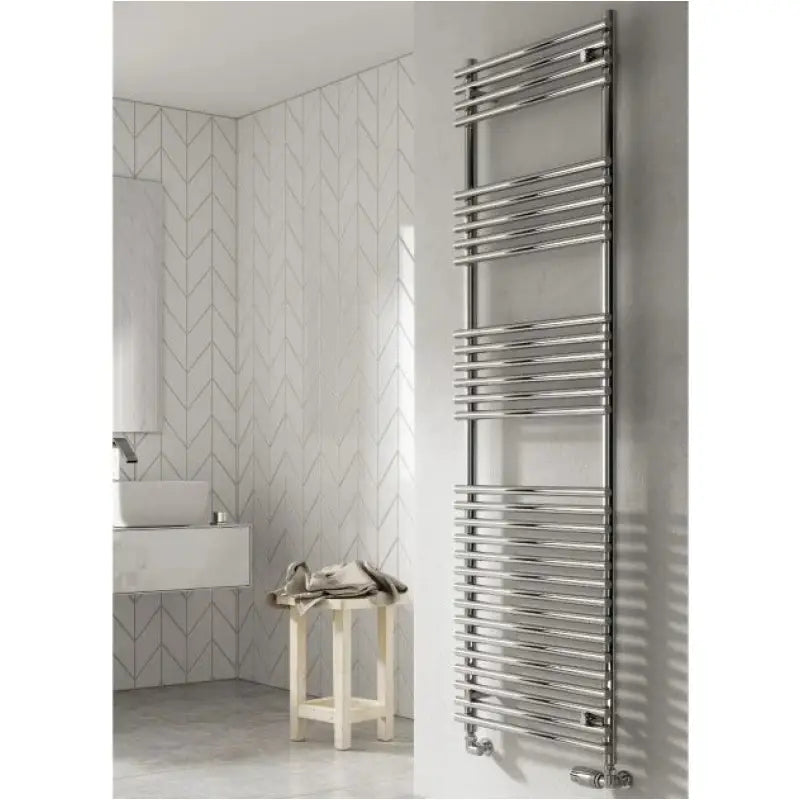 Reina Pavia Heated Towel Rail Chrome - Heating