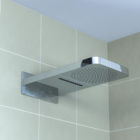 Crosswater Revive Waterfall Fixed Shower Head - Chrome