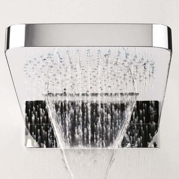 Crosswater Revive Waterfall Fixed Shower Head - Chrome