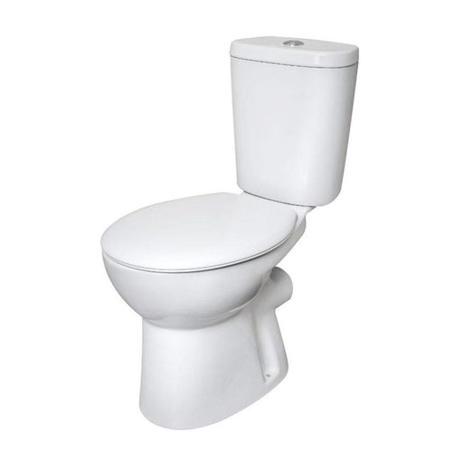 Roca Close Coupled Open Back Toilet with Seat - Close