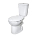 Roca Close Coupled Open Back Toilet with Seat - Close