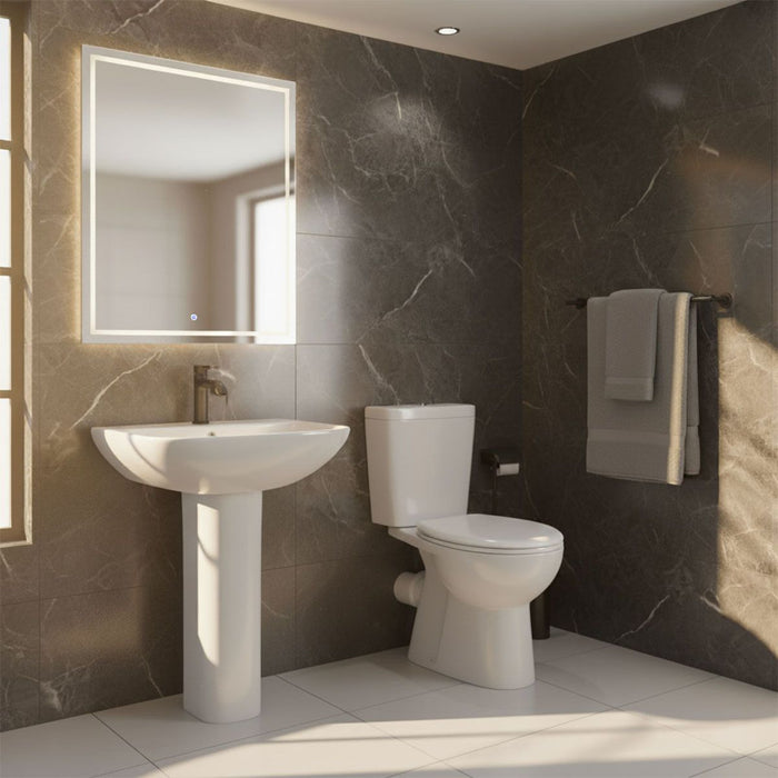 Roca Havana Open Back Close Coupled Toilet with Standard Seat & Cistern