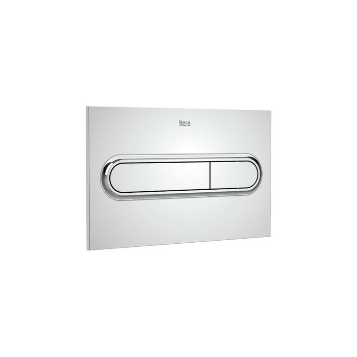Roca PL1 Dual Flush Plate - Chrome - Flush Plates