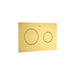 Roca PL10 Dual Flush Plate - Brushed Brass - Flush Plates