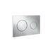 Roca PL10 Dual Flush Plate - Chrome - Flush Plates