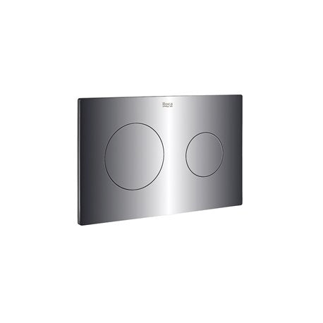 Roca PL10 Duplo One Dual Flush Plate - Stainless Steel