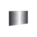 Roca PL10 Duplo One Dual Flush Plate - Stainless Steel