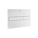 Roca PL7 Dual Flush Plate - Matt White - Flush Plates