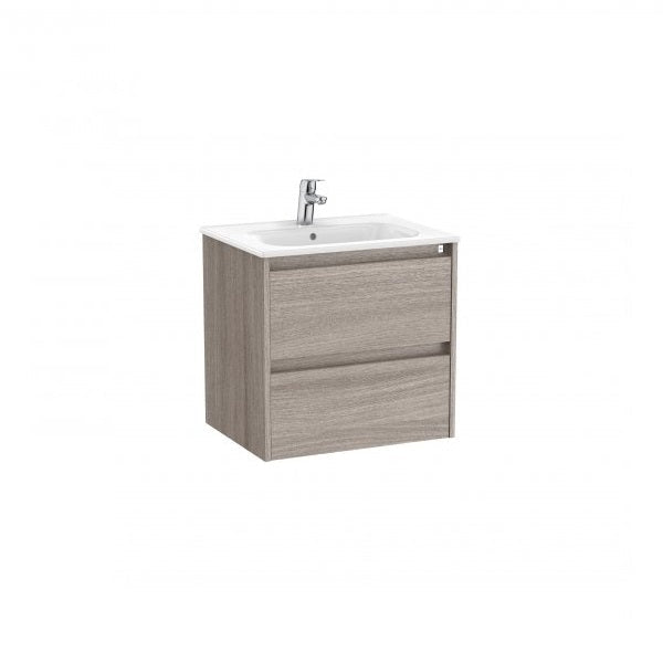 Roca Tenet 600mm 2 Drawer Wall Hung Vanity Unit with Basin
