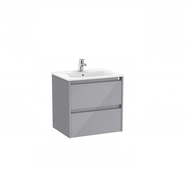 Roca Tenet 600mm 2 Drawer Wall Hung Vanity Unit with Basin