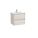 Roca Tenet 600mm 2 Drawer Wall Hung Vanity Unit with Basin