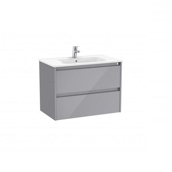 Roca Tenet 800mm 2 Drawer Wall Hung Vanity Unit with Basin