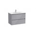 Roca Tenet 800mm 2 Drawer Wall Hung Vanity Unit with Basin