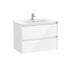 Roca Tenet 800mm 2 Drawer Wall Hung Vanity Unit with Basin