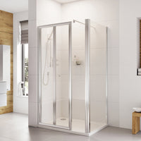 Roman Haven 6 Bi-Fold Shower Door with Side Panel & Inline