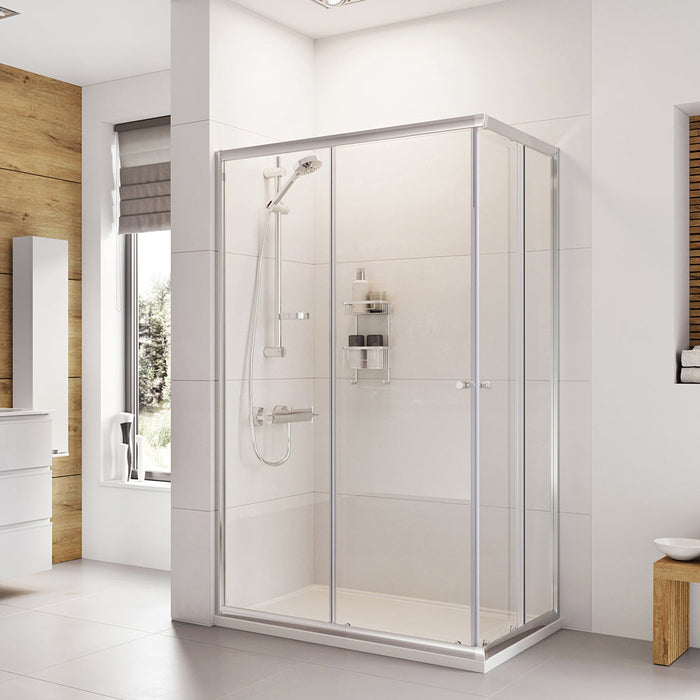 Roman Haven 6 Offset Corner Entry Shower Door - 1000mm x