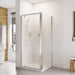 Roman Haven 6 Pivot Shower Door with Side Panel - 700mm