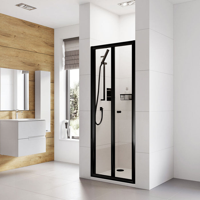 Roman Haven 6 Recessed Bi-Fold Shower Door - 760mm / Matt
